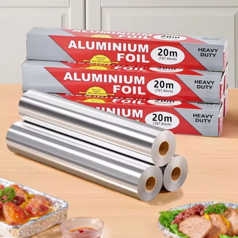 Kitchen Baking Paper - กระดาษฟอยล์อะลูมิเนียมแบบใช้แล้วทิ้ง สำหรับทำอาหาร อบ ทอด ใช้กับหม้อทอดไร้น้ำมัน เตาอบ
