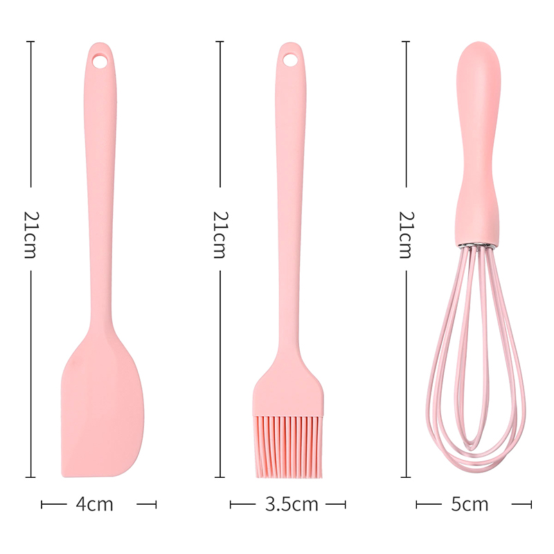 Kitchen Baking Brush - ชุดอุปกรณ์ครัว 3 ชิ้น/ชุด ที่ตีไข่ แปรงทาน้ำมันสำหรับบาร์บีคิว อุปกรณ์ทำครัว
