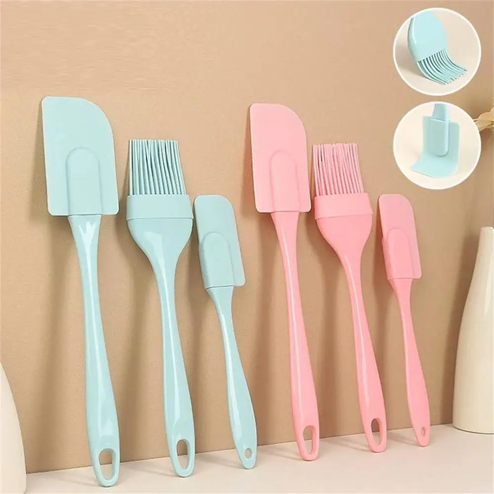 Kitchen Baking Brush - 3 ชิ้น Non - Stick ซิลิโคนครีม