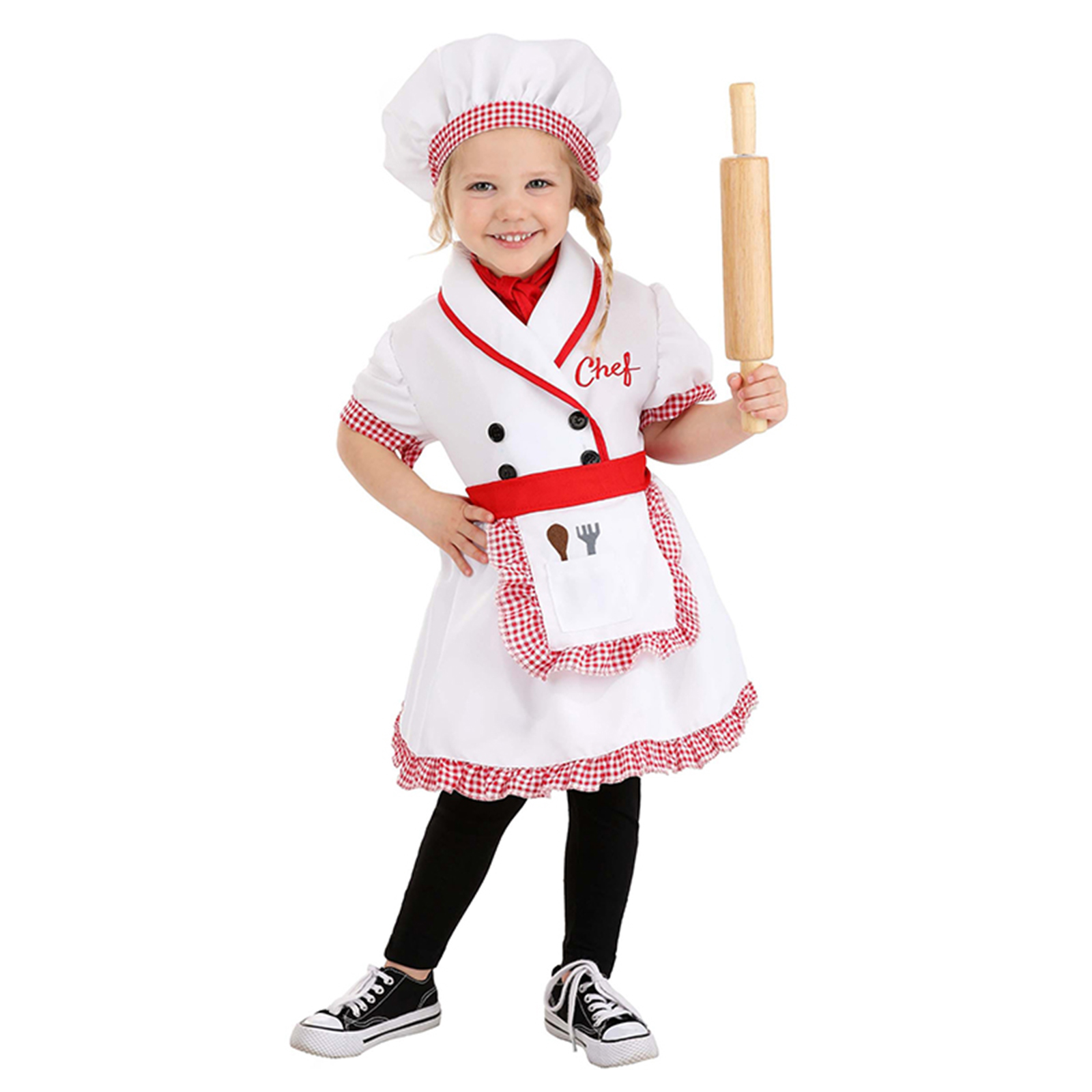 Cooking Chef Xl - ชุดเชฟเด็ก ชุดทำอาหารสำหรับเด็กชายและเด็กหญิง ผ้ากันเปื้อนและหมวกเชฟ ชุดทำขนม ชุดวาดภาพ ชุดฝึกหัด