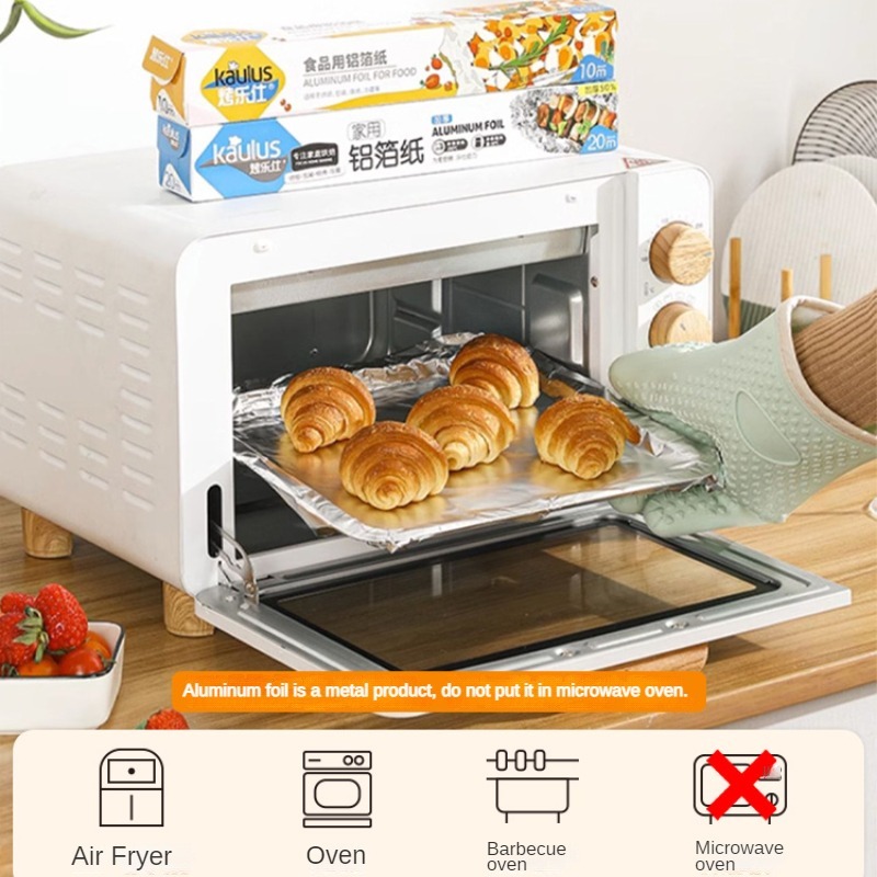 Zackoo 10/20/40M อลูมิเนียมฟอย - Kitchen Baking Paper บทวิจารณ์และราคา