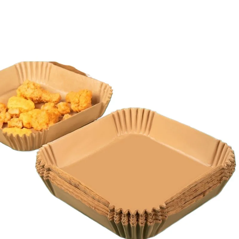50/100PCS Air Fryer กระดาษพิเศ - Kitchen Baking Paper บทวิจารณ์และราคา