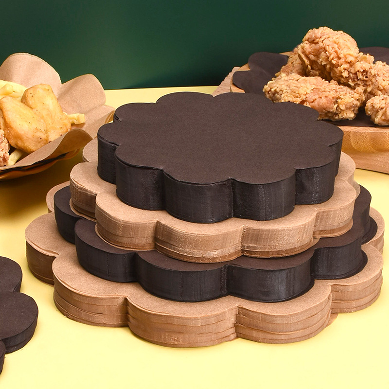 100 ชิ้นทิ้งลูกไม้ Greaseproof - Kitchen Baking Paper บทวิจารณ์และราคา