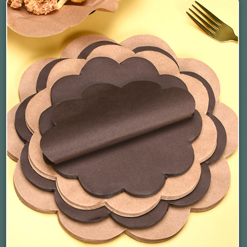 100 ชิ้นทิ้งลูกไม้ Greaseproof - Kitchen Baking Paper บทวิจารณ์และราคา