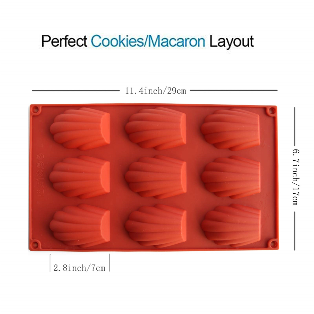 ถาดอบคุกกี้ Madeline แบบซิลิโค - Kitchen Baking Utensils บทวิจารณ์และราคา