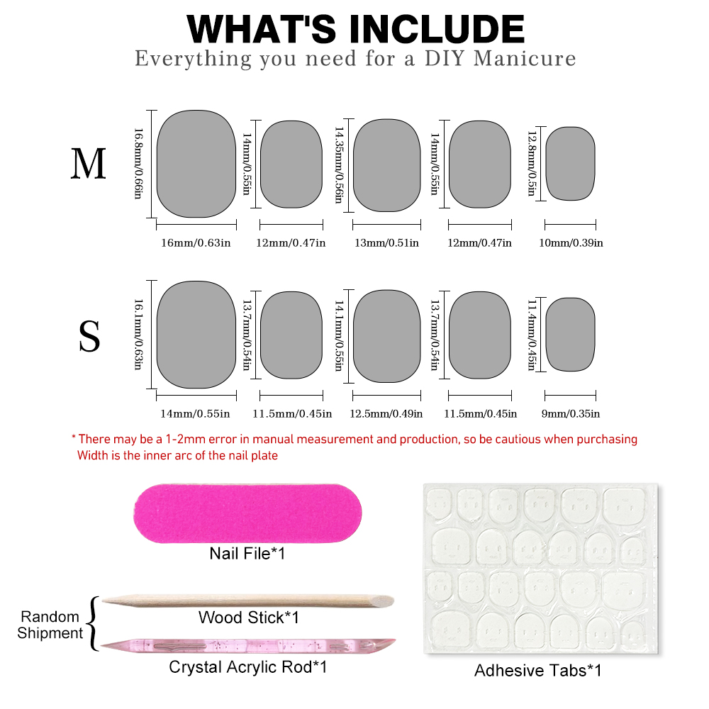 เล็บปลอมสีสันสดใสประดับเพชรแบบ - Decorating Tip Set บทวิจารณ์และราคา
