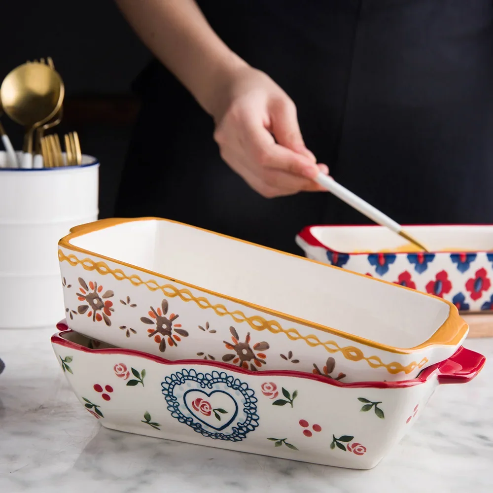 จานอบเซรามิคย่างลาซานญ่า PAN จ - Kitchen Oven Baking Pans บทวิจารณ์และราคา