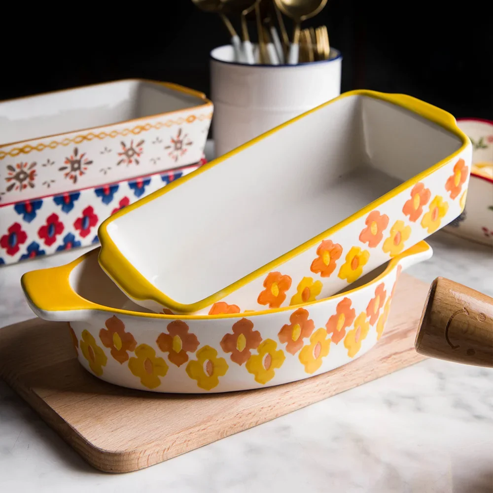 จานอบเซรามิคย่างลาซานญ่า PAN จ - Kitchen Oven Baking Pans บทวิจารณ์และราคา