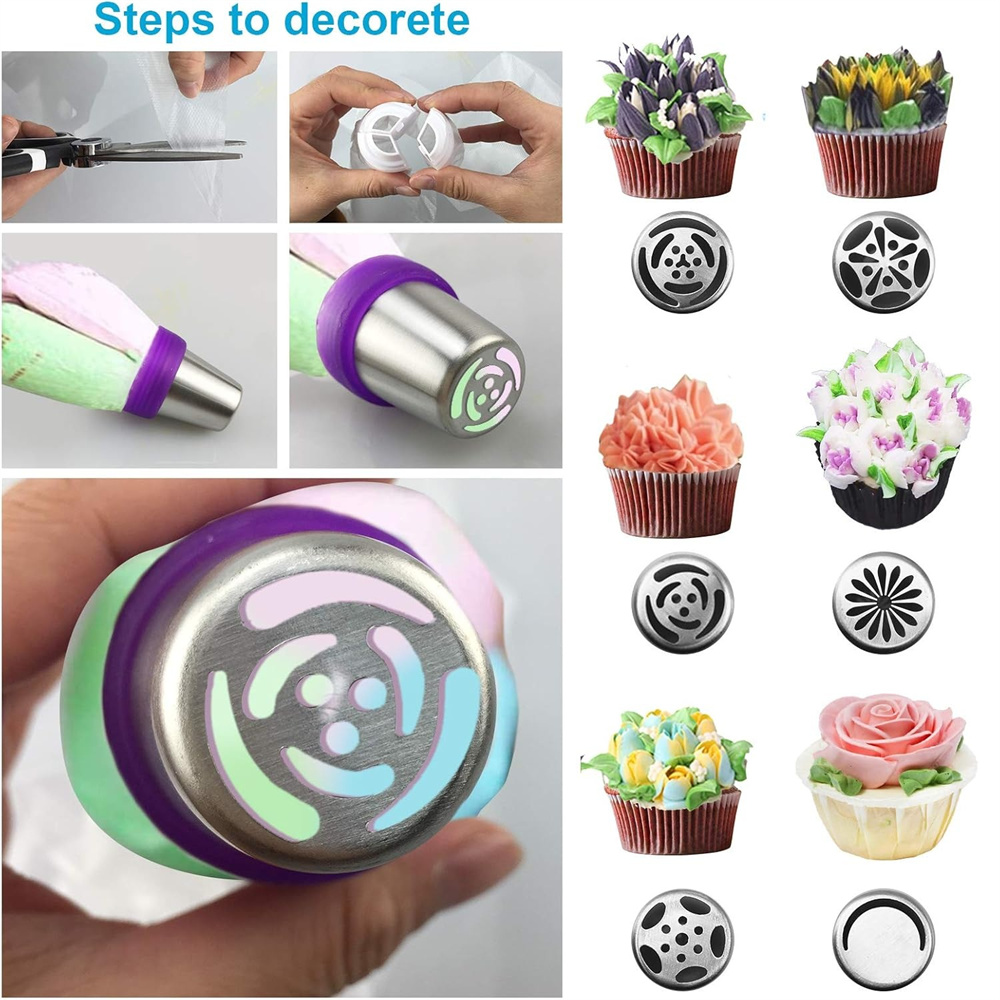 ชุดหัวบีบครีมสแตนเลส 27 ชิ้น ร - Decorating Tip Set บทวิจารณ์และราคา