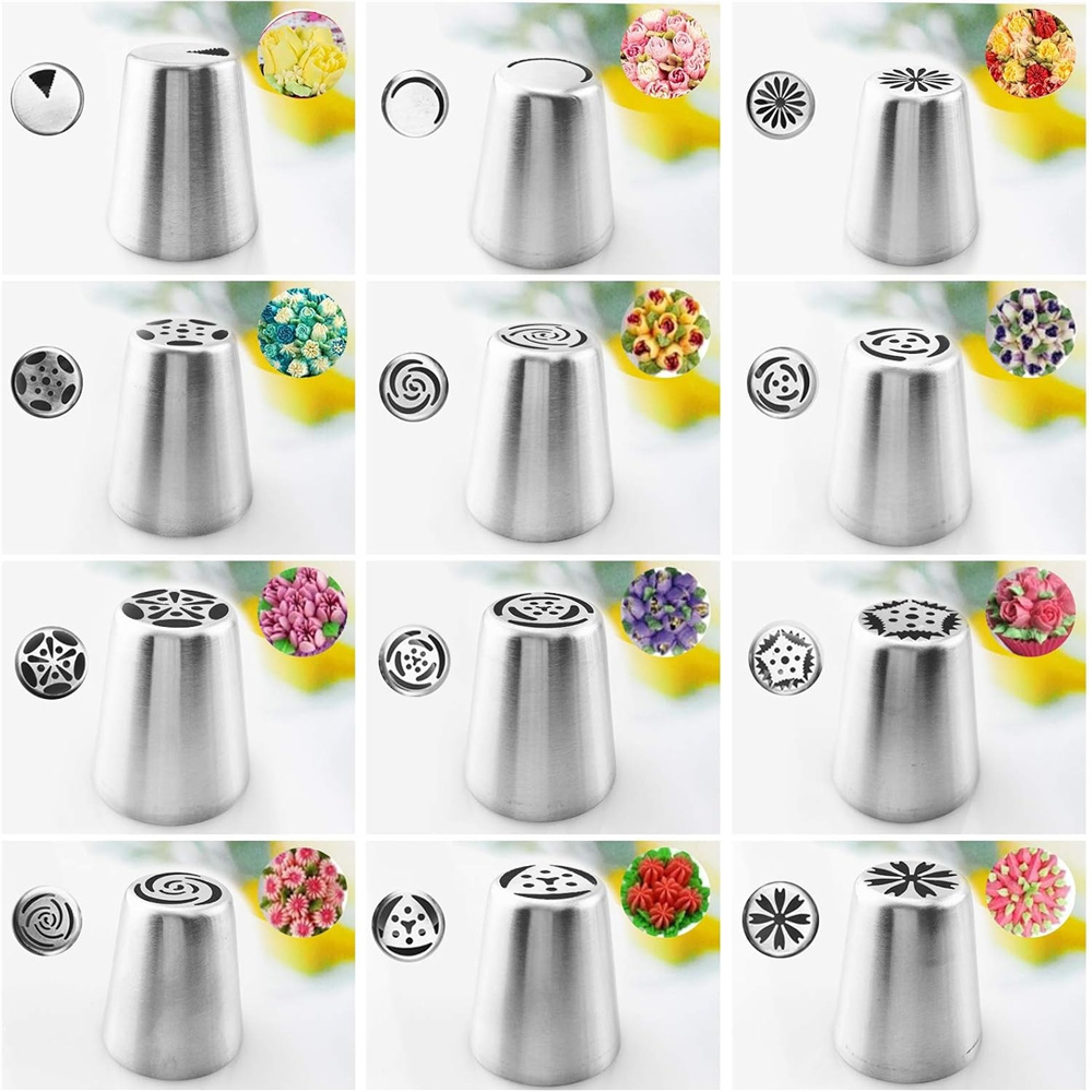 ชุดหัวบีบครีมสแตนเลส 27 ชิ้น ร - Decorating Tip Set บทวิจารณ์และราคา
