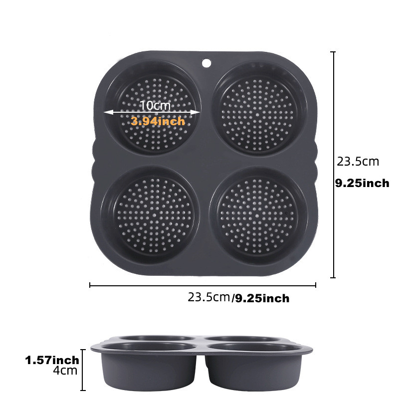 แฮมเบอร์เกอร์ Bun แม่พิมพ์ Non - Kitchen Baking Tray บทวิจารณ์และราคา