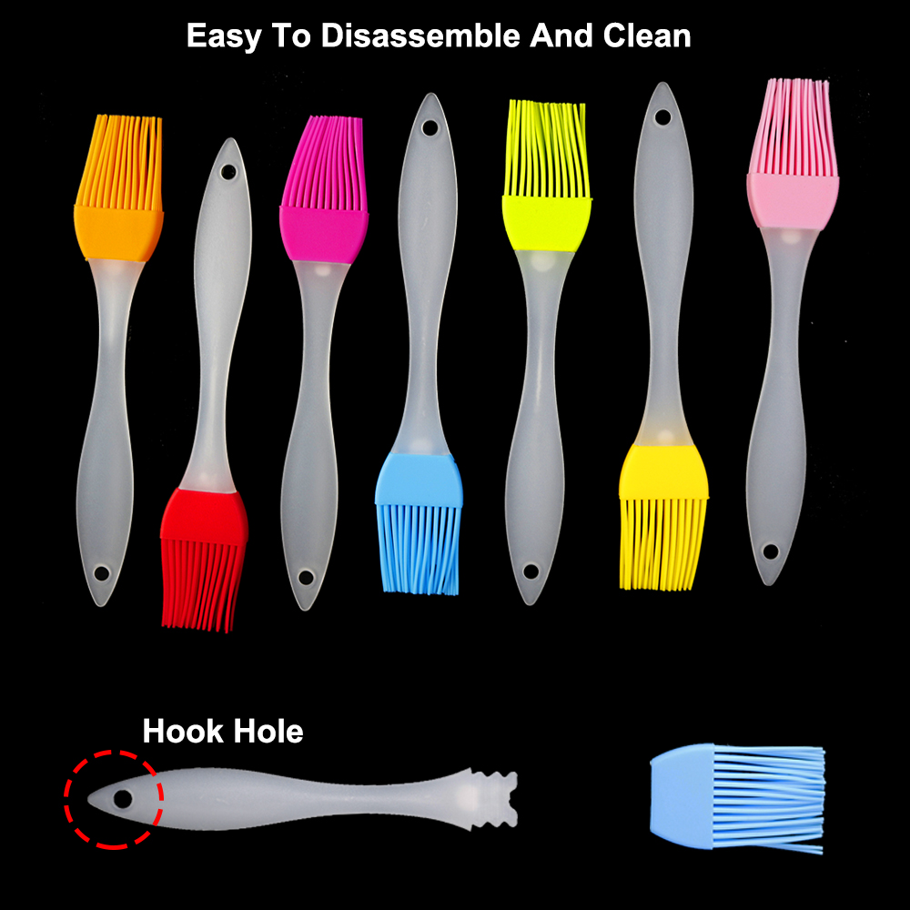 1ชิ้น7สีแปรงซิลิโคนสำหรับอาหาร - Kitchen Baking Brush บทวิจารณ์และราคา