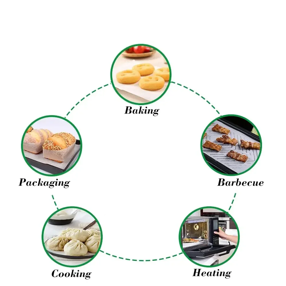 กระดาษรองอบแบบไม่ติด สำหรับอบ  - Kitchen Baking Paper บทวิจารณ์และราคา