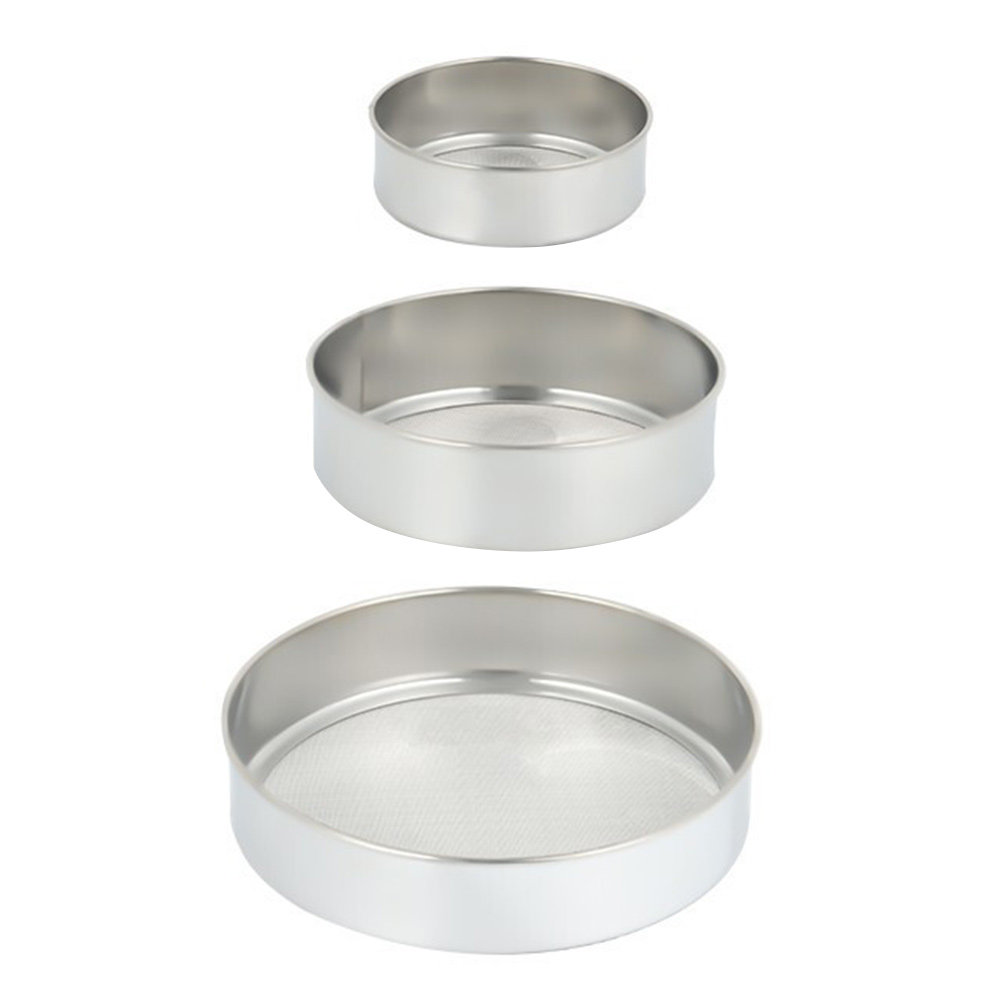 ชุดตะแกรงร่อนแป้งสแตนเลส 3 ชิ้ - Kitchen Baking Utensils บทวิจารณ์และราคา