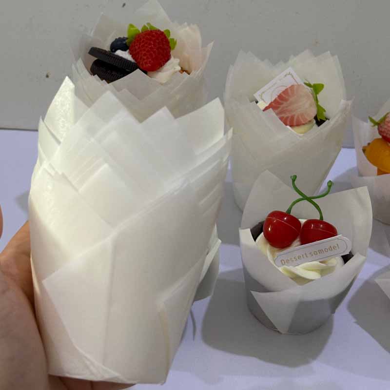 ถ้วยกระดาษเค้กทิวลิป 50 ชิ้น/1 - Kitchen Baking Paper บทวิจารณ์และราคา