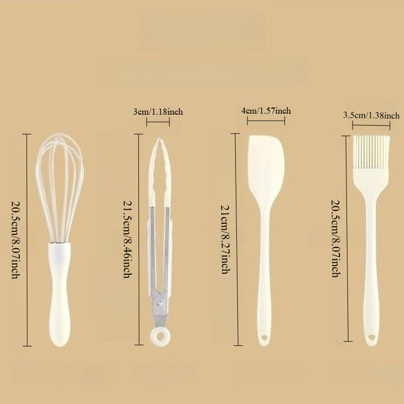 3/4 ชิ้นชุดอบซิลิโคนเกรดอาหารท - Kitchen Baking Brush บทวิจารณ์และราคา