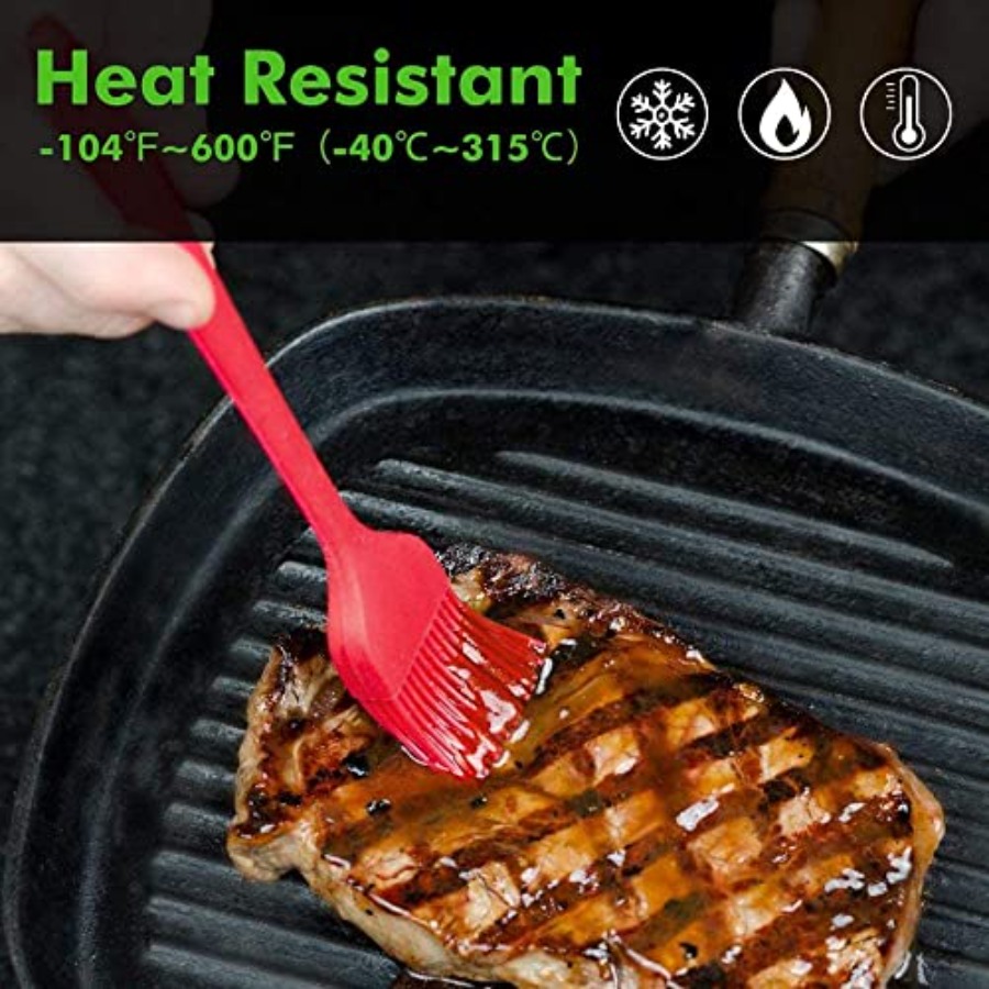 แปรงซิลิโคนสำหรับทาขนม - 2 ชิ้ - Kitchen Baking Brush บทวิจารณ์และราคา