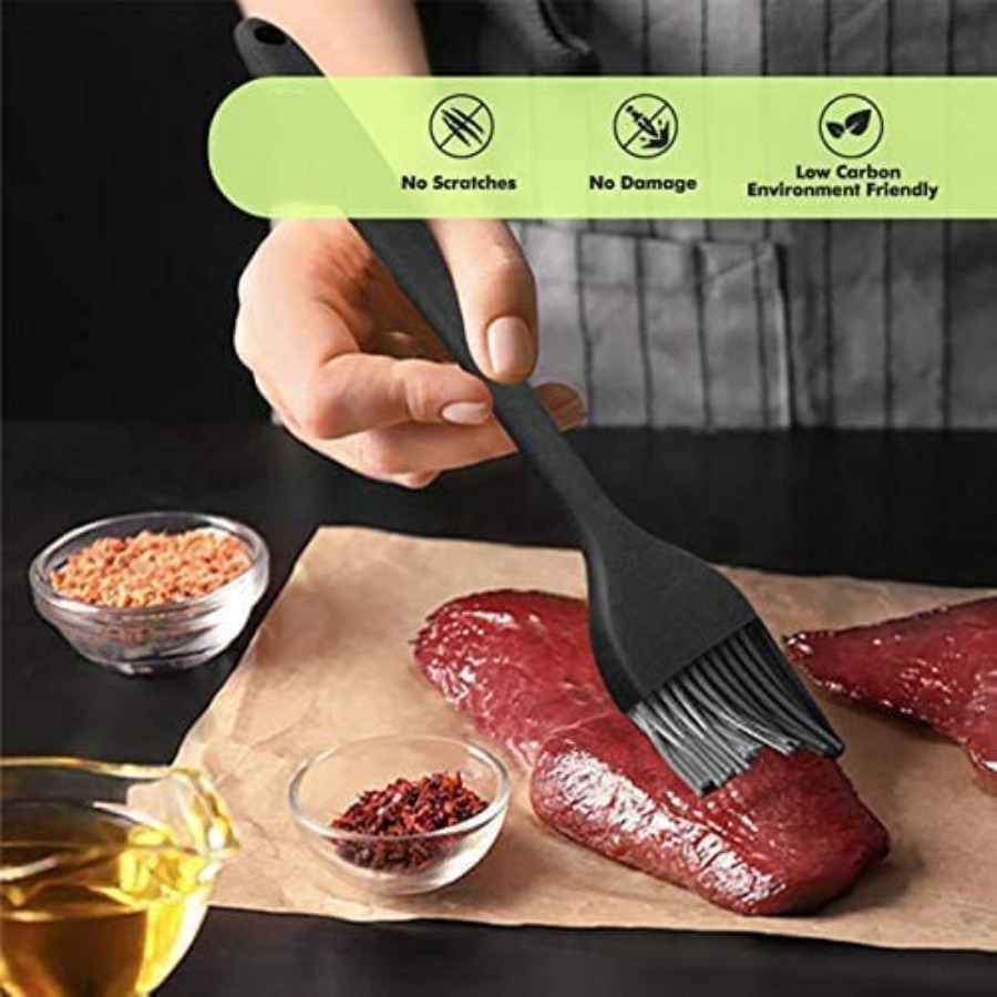 แปรงซิลิโคนสำหรับทาขนม - 2 ชิ้ - Kitchen Baking Brush บทวิจารณ์และราคา