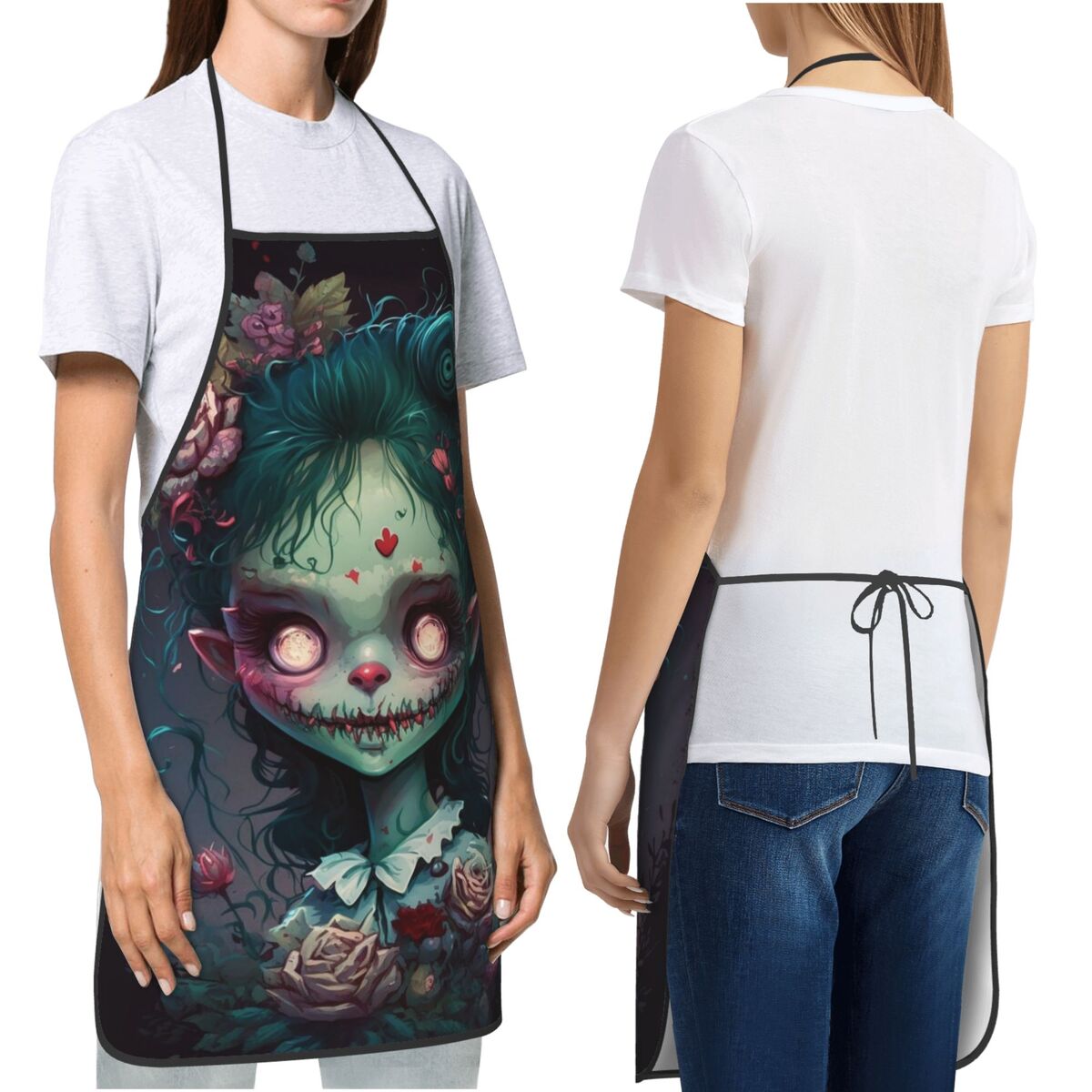 ผ้ากันเปื้อนลายสาวซอมบี้ในฝันร - Kitchen Nightmares Baking บทวิจารณ์และราคา