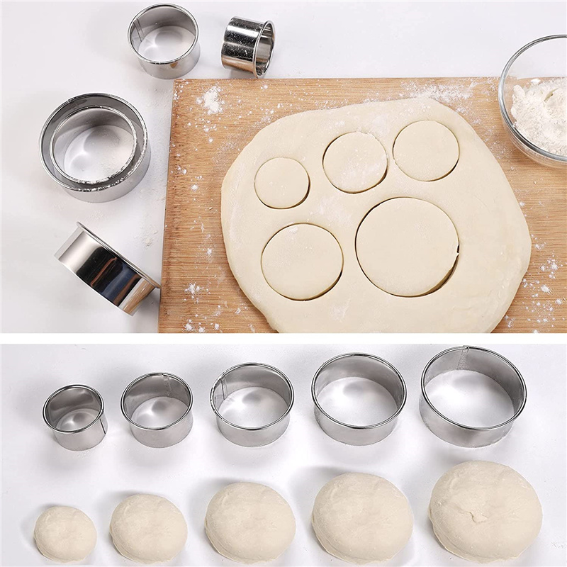5PCS สแตนเลสบิสกิตแม่พิมพ์ Dum - Kitchen Baking Utensils บทวิจารณ์และราคา
