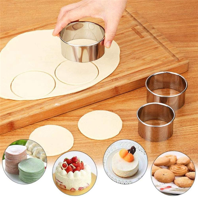 5PCS สแตนเลสบิสกิตแม่พิมพ์ Dum - Kitchen Baking Utensils บทวิจารณ์และราคา