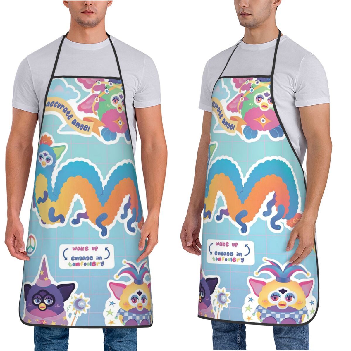 ผ้ากันเปื้อนการ์ตูนฟูร์บี้ลายฝ - Kitchen Nightmares Baking บทวิจารณ์และราคา