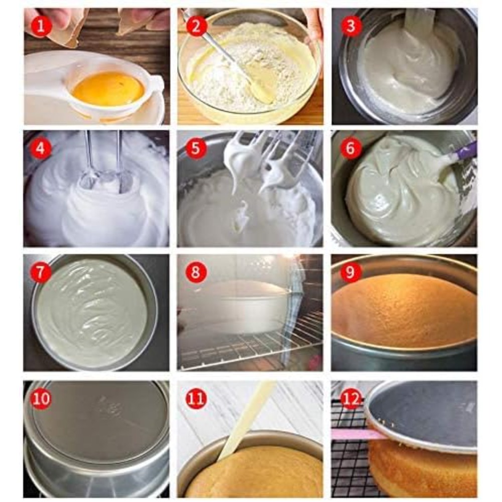 1 PC อลูมิเนียมรอบเค้ก PAN 4 น - Kitchen Baking Utensils บทวิจารณ์และราคา