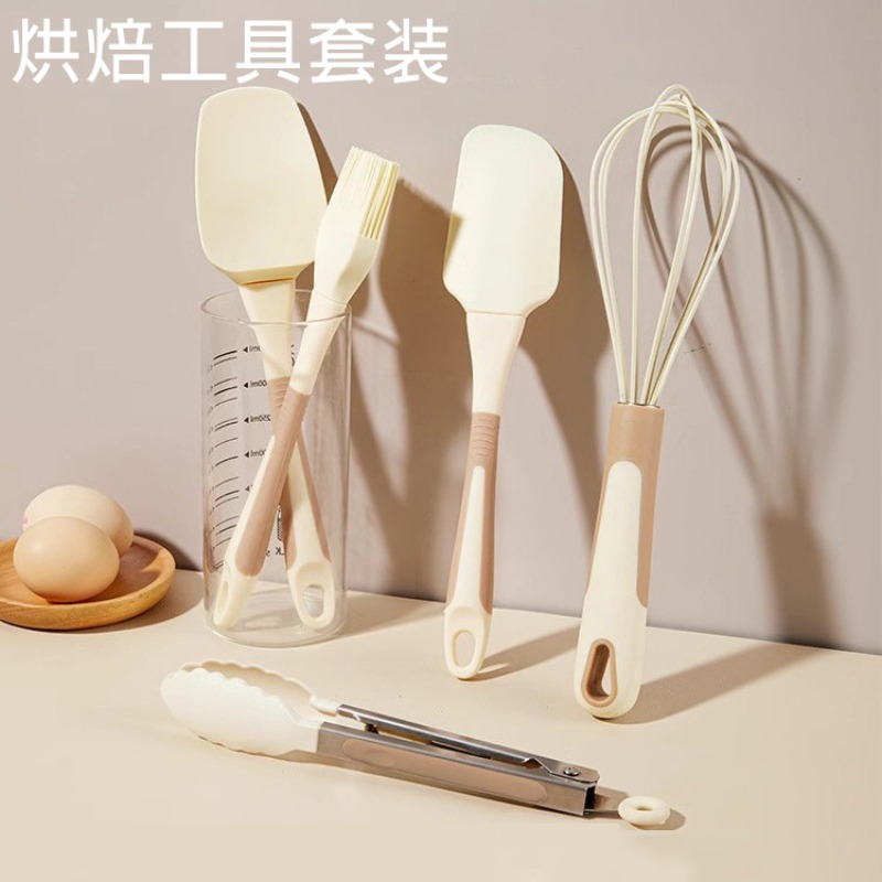 ชุดอุปกรณ์ทำขนมซิลิโคน 5 ชิ้น  - Kitchen Baking Brush บทวิจารณ์และราคา