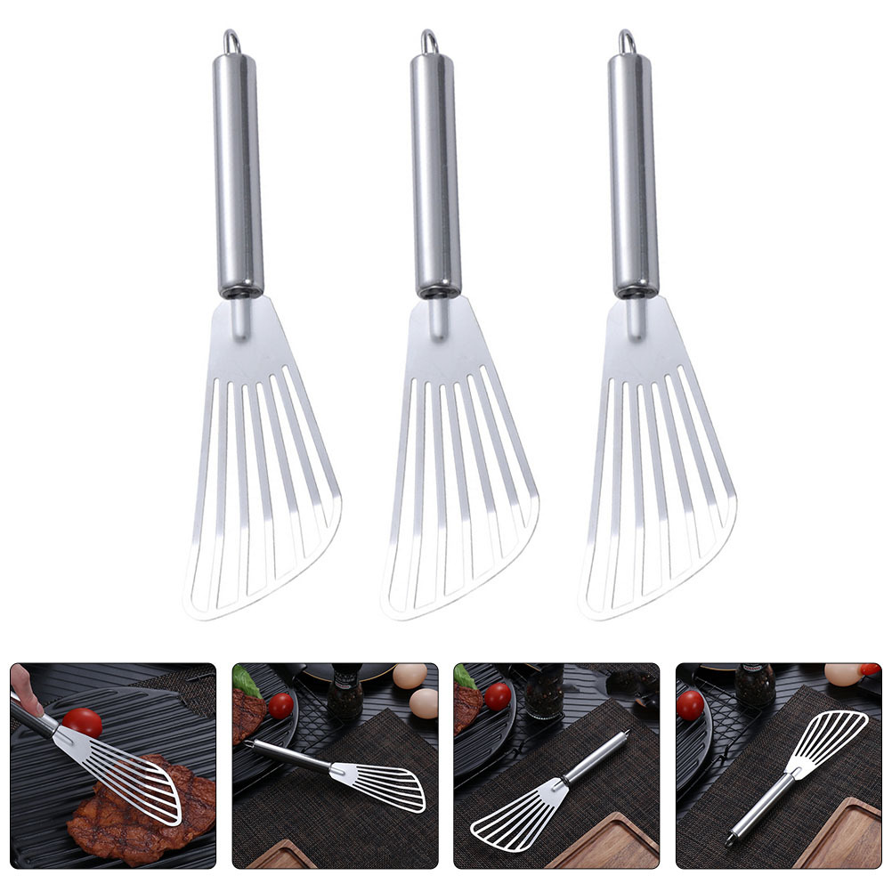 ตะหลิวสแตนเลส 3 ชิ้น สำหรับสเต - Kitchen Job บทวิจารณ์และราคา