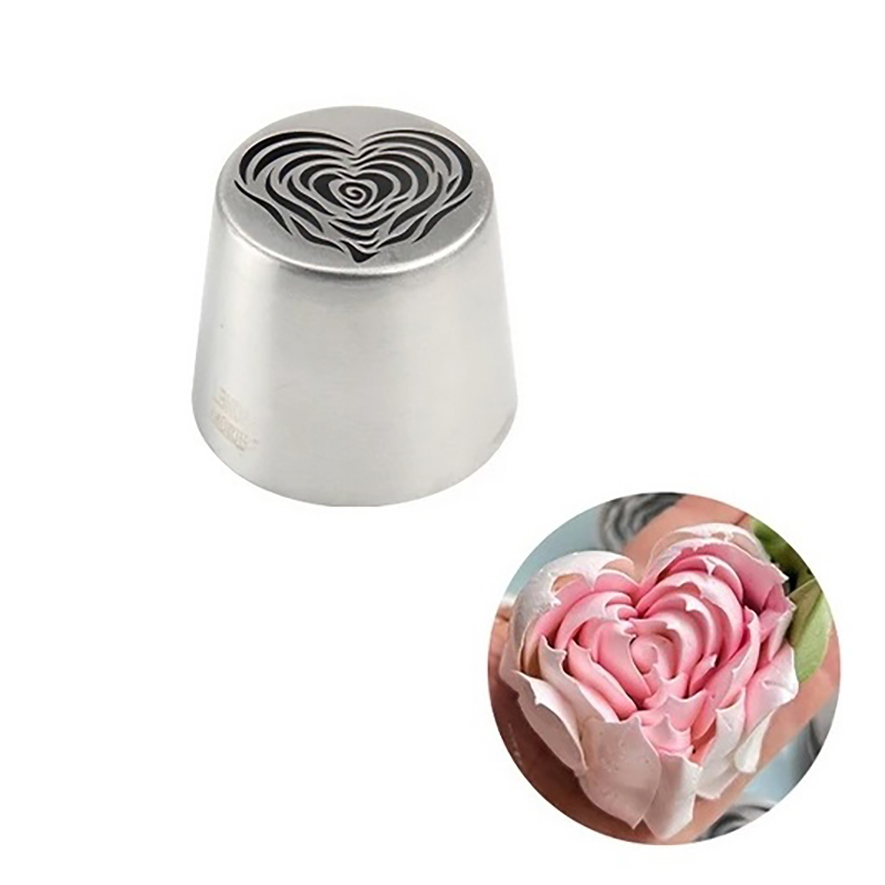 หัวบีบครีมรูปหัวใจลายดอกกุหลาบ - Decorating Tip Set บทวิจารณ์และราคา