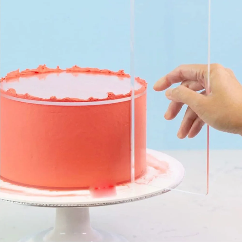 อะคริลิคหวีที่ปาดเค้กใส4ขนาดที - Fondant Smoother Set บทวิจารณ์และราคา