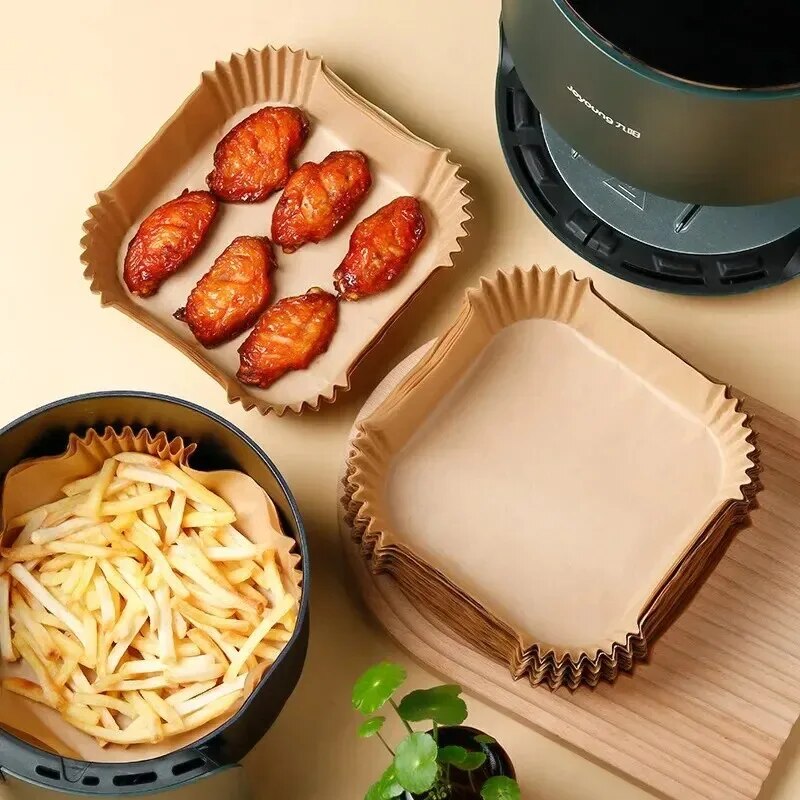 กระดาษรองอบสำหรับหม้อทอดไร้น้ำ - Kitchen Baking Paper บทวิจารณ์และราคา